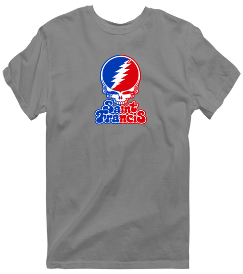 St Francis Stealie Premium Unisex T-Shirt — Design: St. Francis College Brooklyn — Dark Heather