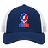 St Francis Stealie Premium Unisex Trucker Cap — Design: St. Francis College Brooklyn — Navy/White