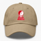 St John's Stealie Premium Unisex Dad Hat — Design: St John's University — Khaki