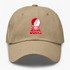 St John's Stealie Premium Unisex Dad Hat — Design: St John's University — Khaki