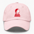 St John's Stealie Premium Unisex Dad Hat — Design: St John's University — Pink