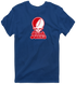 St John's Stealie Premium Unisex T-Shirt — Design: St John's University — Navy