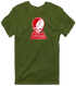 St John's Stealie Premium Unisex T-Shirt — Design: St John's University — Military Green