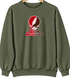 St Lawrence Stealie Premium Unisex Crewneck — Design: St Lawrence University — Military Green