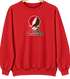 St Lawrence Stealie Premium Unisex Crewneck — Design: St Lawrence University — Red
