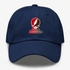 St Lawrence Stealie Premium Unisex Dad Hat — Design: St Lawrence University — Navy