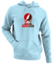 St Lawrence Stealie Premium Unisex Hoodie — Design: St Lawrence University — Light Blue