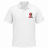 St Lawrence Stealie Premium Unisex Polo — Design: St Lawrence University — White