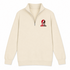 St Lawrence Stealie Premium Unisex Quarter-Zip — Design: St Lawrence University — Sand