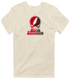 St Lawrence Stealie Premium Unisex T-Shirt — Design: St Lawrence University — Sand