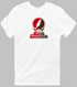 St Lawrence Stealie Premium Unisex T-Shirt — Design: St Lawrence University — White