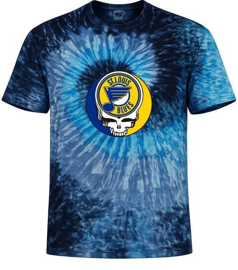 St. Louis Blues Stealie Tie-Dye T-Shirt