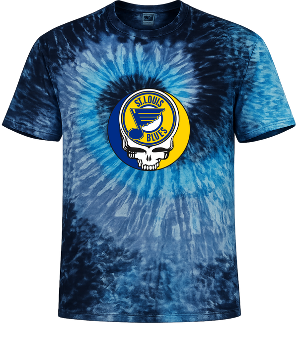 St. Louis Blues Stealie Tie-Dye T-Shirt