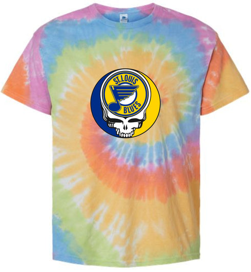 St. Louis Blues Stealie Tie-Dye T-Shirt