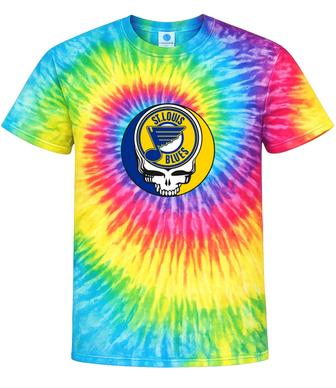 St. Louis Blues Stealie Tie-Dye T-Shirt