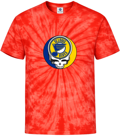 St. Louis Blues Stealie Tie-Dye T-Shirt