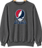 St. Louis Baseball Stealie Grateful Dead Crewneck — St. Louis Cardinals — Dark Heather