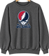 St. Louis Baseball Stealie Grateful Dead Crewneck — St. Louis Cardinals — Dark Heather