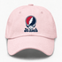 St. Louis Baseball Stealie Grateful Dead Dad Hat — St. Louis Cardinals — Pink