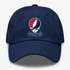 St. Louis Baseball Stealie Grateful Dead Dad Hat — St. Louis Cardinals — Navy