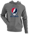 St. Louis Baseball Stealie Grateful Dead Hoodie — St. Louis Cardinals — Charcoal
