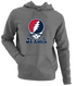 St. Louis Baseball Stealie Grateful Dead Hoodie — St. Louis Cardinals — Charcoal