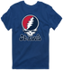 St. Louis Baseball Stealie Grateful Dead T-Shirt — St. Louis Cardinals — Navy