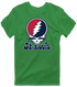 St. Louis Baseball Stealie Grateful Dead T-Shirt — St. Louis Cardinals — Irish Green