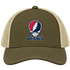 St. Louis Baseball Stealie Grateful Dead Trucker Cap — St. Louis Cardinals — Moss/Khaki