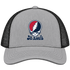 St. Louis Baseball Stealie Grateful Dead Trucker Cap — St. Louis Cardinals — Heather Grey/Black