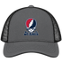 St. Louis Baseball Stealie Grateful Dead Trucker Cap — St. Louis Cardinals — Charcoal/Black