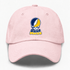 St Marys Stealie Premium Unisex Dad Hat — Design: St. Mary's College of Maryland — Pink
