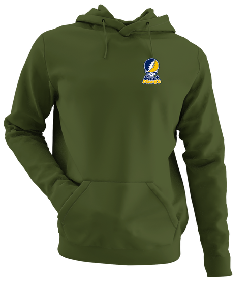 St Marys Stealie Premium Unisex Hoodie — Design: St. Mary's College of Maryland — Military Green