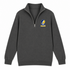 St Marys Stealie Premium Unisex Quarter-Zip — Design: St. Mary's College of Maryland — Charcoal