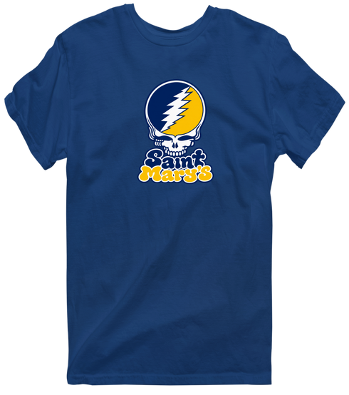 St Marys Stealie Premium Unisex T-Shirt — Design: St. Mary's College of Maryland — Navy