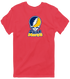 St Marys Stealie Premium Unisex T-Shirt — Design: St. Mary's College of Maryland — Heather Red