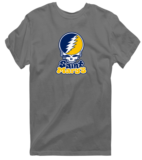 St Marys Stealie Premium Unisex T-Shirt — Design: St. Mary's College of Maryland — Charcoal