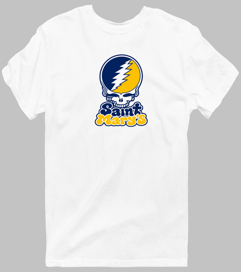 St Marys Stealie Premium Unisex T-Shirt — Design: St. Mary's College of Maryland — White
