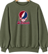 St Thomas Stealie Premium Unisex Crewneck — Design: St Thomas University — Military Green