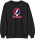 St Thomas Stealie Premium Unisex Crewneck — Design: St Thomas University — Black