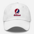 St Thomas Stealie Premium Unisex Dad Hat — Design: St Thomas University — White