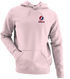 St Thomas Stealie Premium Unisex Hoodie — Design: St Thomas University — Light Pink