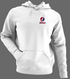 St Thomas Stealie Premium Unisex Hoodie — Design: St Thomas University — White/Grey