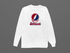 St Thomas Stealie Premium Unisex Long-Sleeve — Design: St Thomas University — White