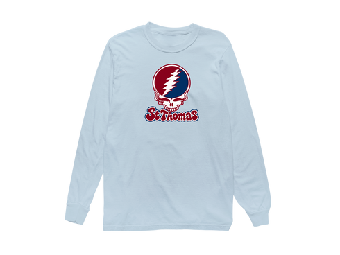 St Thomas Stealie Premium Unisex Long-Sleeve — Design: St Thomas University — Chambray