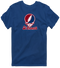 St Thomas Stealie Premium Unisex T-Shirt — Design: St Thomas University — Navy