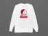 Stanford Stealie Premium Unisex Long-Sleeve — Design: Stanford University — White