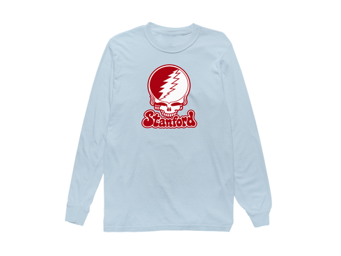 Stanford Stealie Premium Unisex Long-Sleeve — Design: Stanford University — Chambray