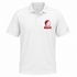 Stanford Stealie Premium Unisex Polo — Design: Stanford University — White