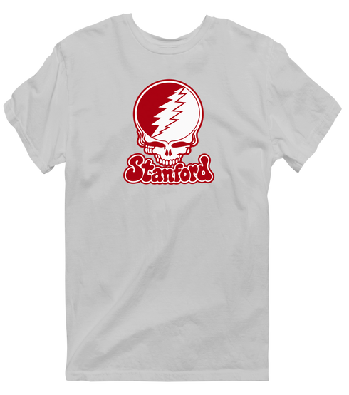 Stanford Stealie Premium Unisex T-Shirt — Design: Stanford University — Sport Grey